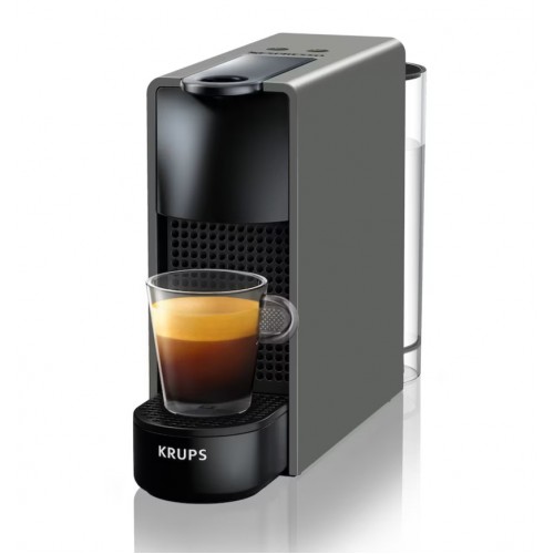 Aparat de cafea cu capsule Krups Nespresso Essenza Mini Intense Grey